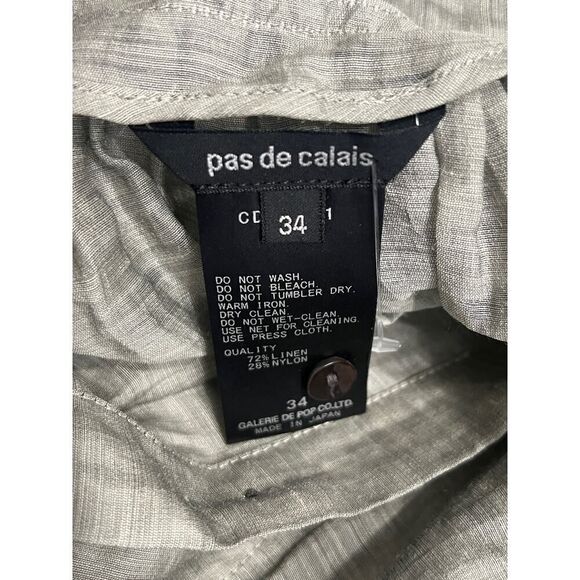 Pas de Calais Womens S/M 2pc Linen Oversized Blouse & Maxi Skirt Set 34/38 new - Picture 7 of 10